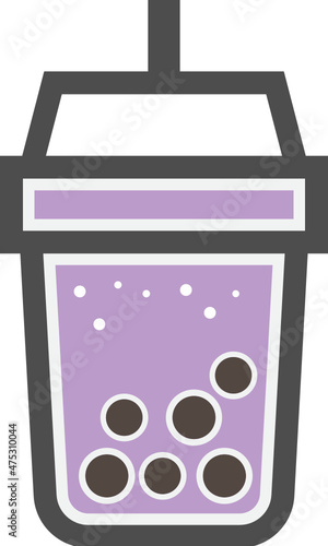 Taro Bubble Milk Tea icon