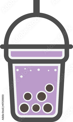 Taro Bubble Milk Tea icon