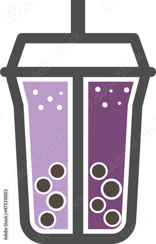 Taro Bubble Milk Tea icon