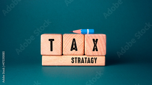 Tax Words , Business Concept idea