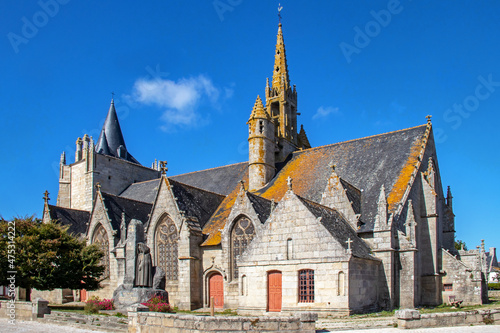 Penmarc'h. Eglise Saint-Nonna. Finistère. Bretagne	 photo