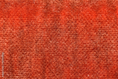 the texture of the fabric is orange © pavelpuzzle