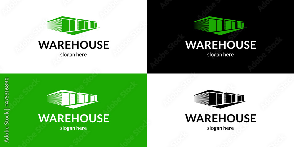 Creative warehouse logotype