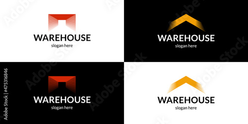 Abstract warehouse logotype