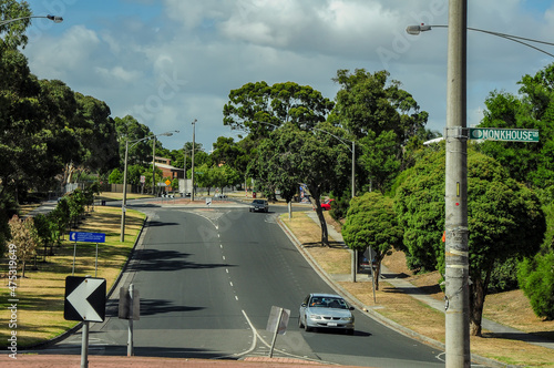 Roads in Australia in Victoria in the suburb of Melbourne, Hallam.