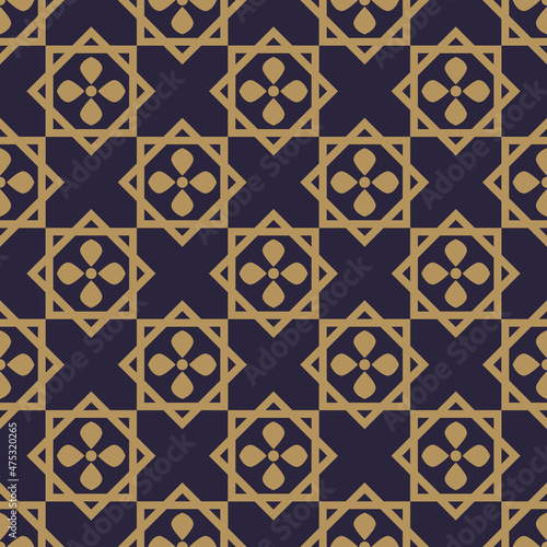 Geometric Seamless Fabric Pattern