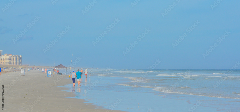 View of New Smyrna Beach on the Central Atlantic Coast in Volusia County, Florida View of New Smyrna Beach on the Central Atlantic Coast in Volusia County, Florida