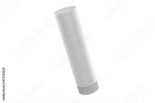 фотографія cosmetic Lip Balm Tube Mockup isolate on white background