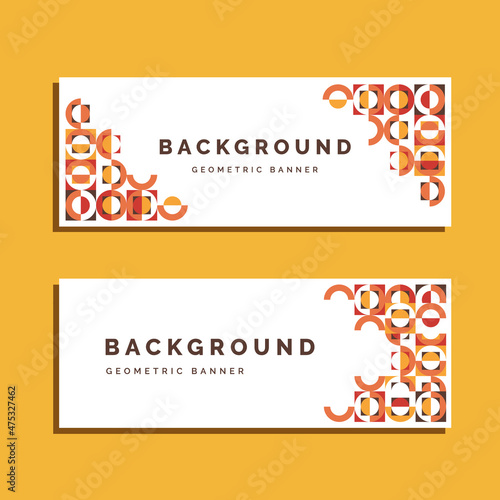 Background Pattern Vector Geomatric Banner 