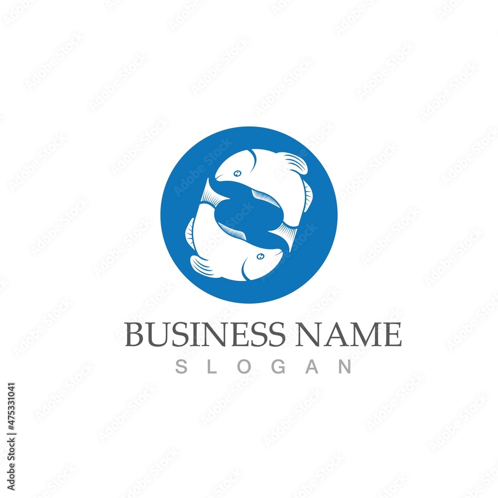 Fish logo template. Creative vector Fish logo template. Creative vector