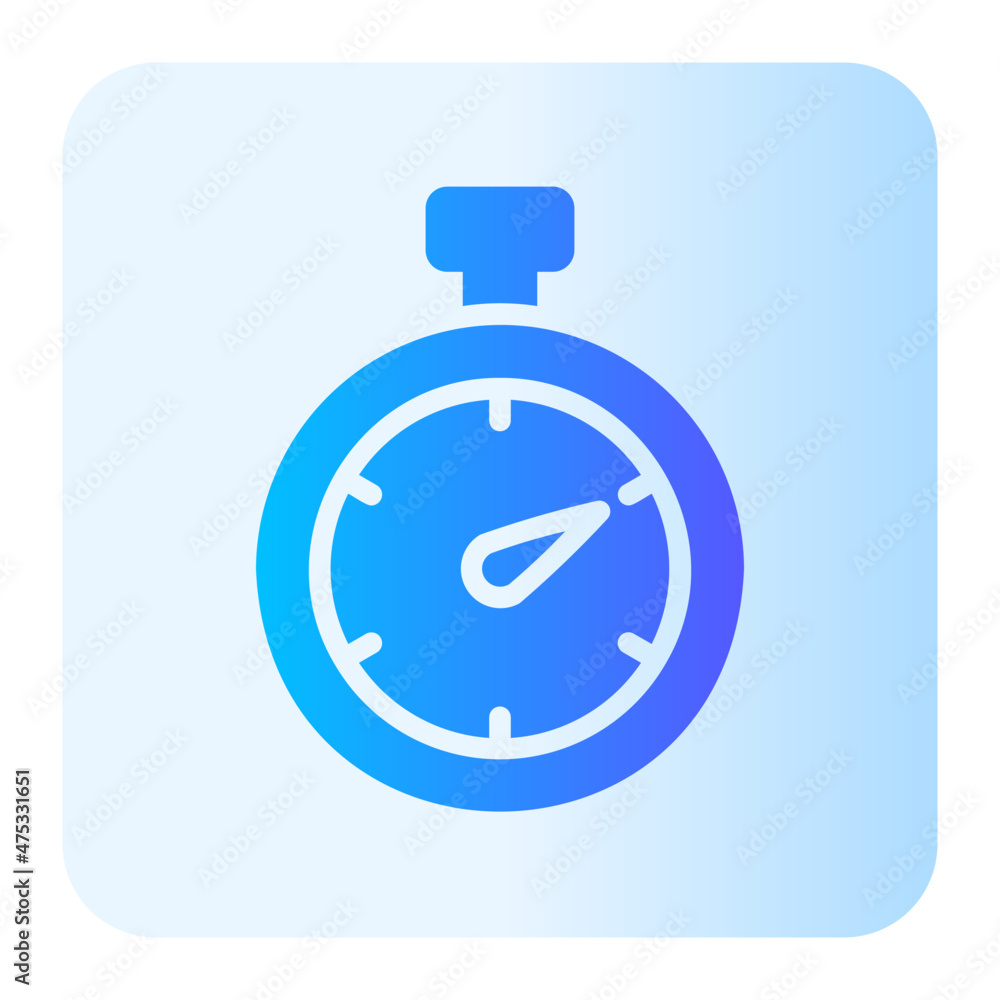 stopwatch gradient icon stopwatch gradient icon