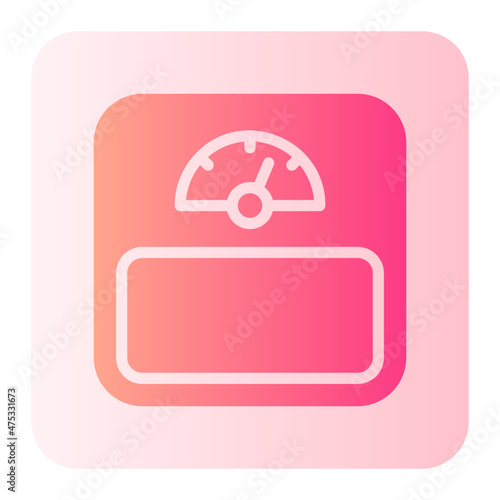 weight gradient icon