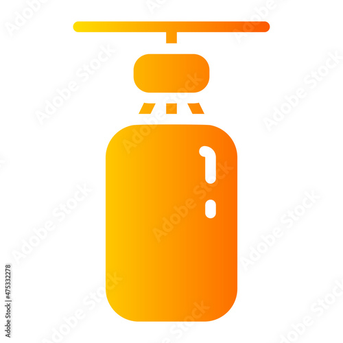 punching bag gradient icon