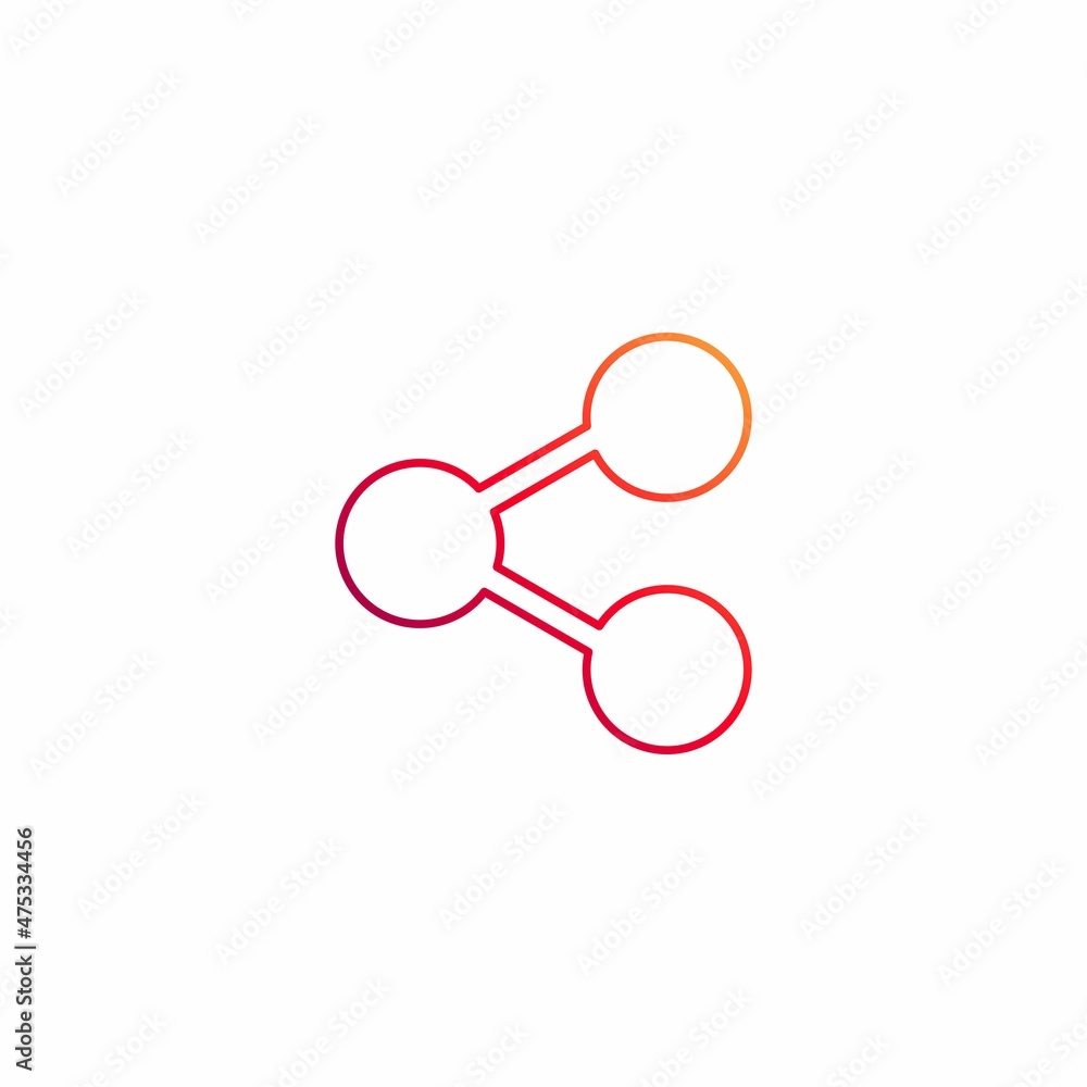 Share icon. Vector illustration for graphic design, Web, UI, app. Share icon. Vector illustration for graphic design, Web, UI, app.