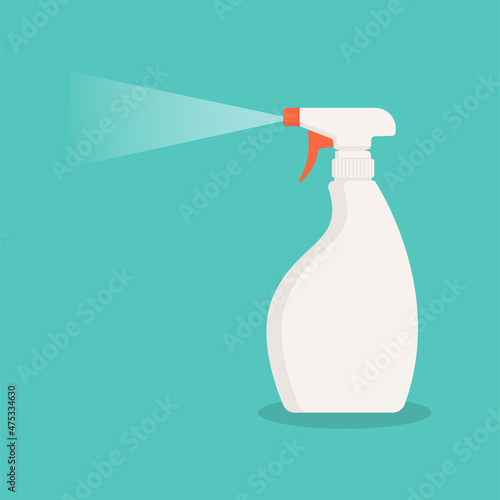Water spray bottle vector illustration