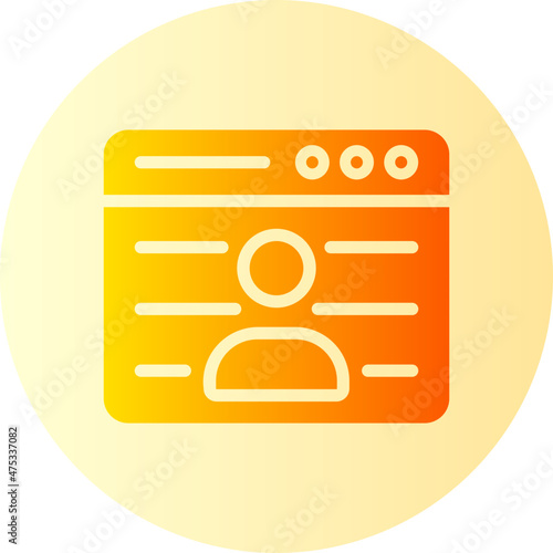 videocall gradient icon