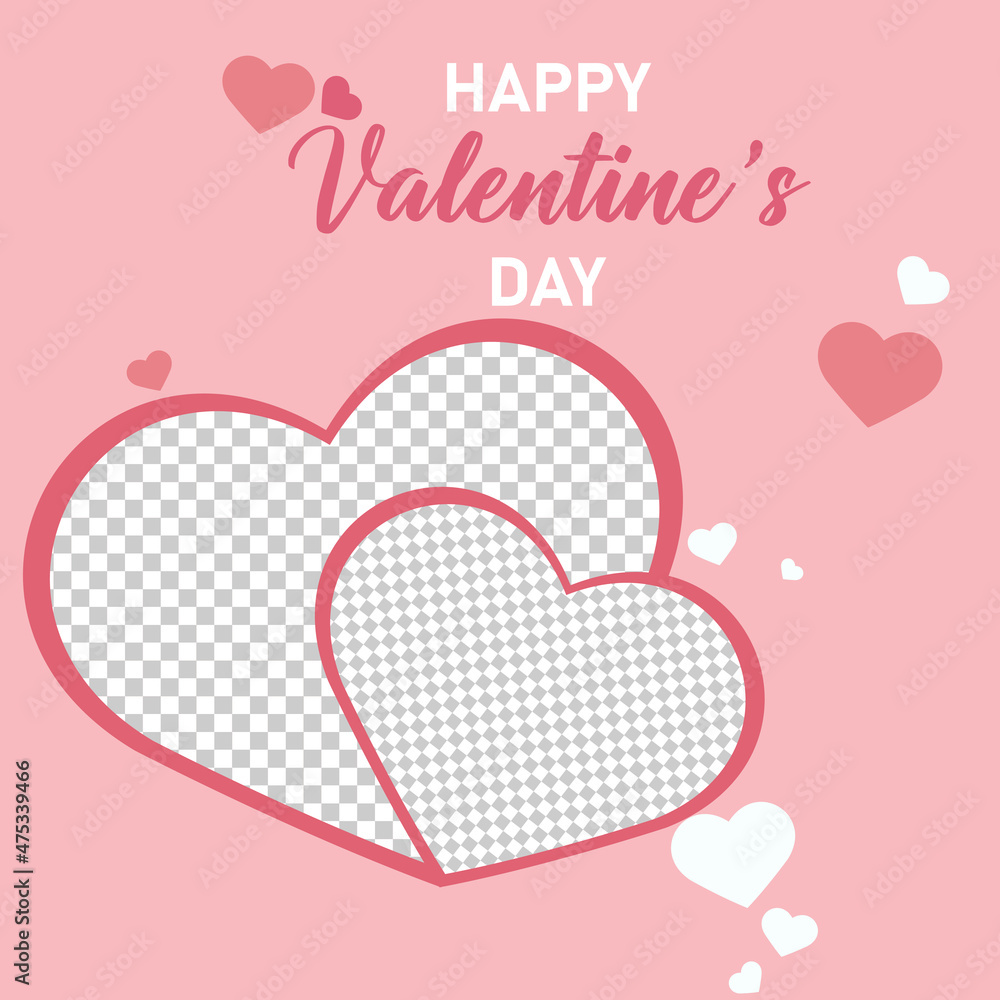 valentine day red and pink post design part ninety eight