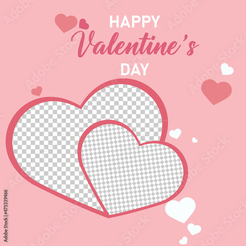 valentine day red and pink post design part ninety eight