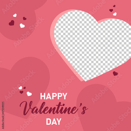valentine day red and pink post design part ninety nine