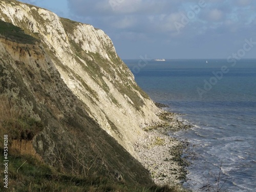 Cliffs at Yaverland Beach Isle of Wight Hampshire England