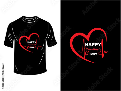 Happy Valentine's Day T-shirt Design