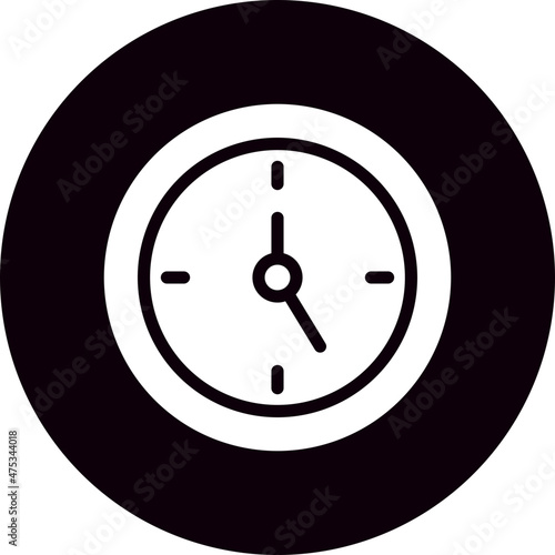 clock glyph icon