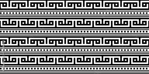 Seamless pattern, ancient ethnic pattern, vector design 