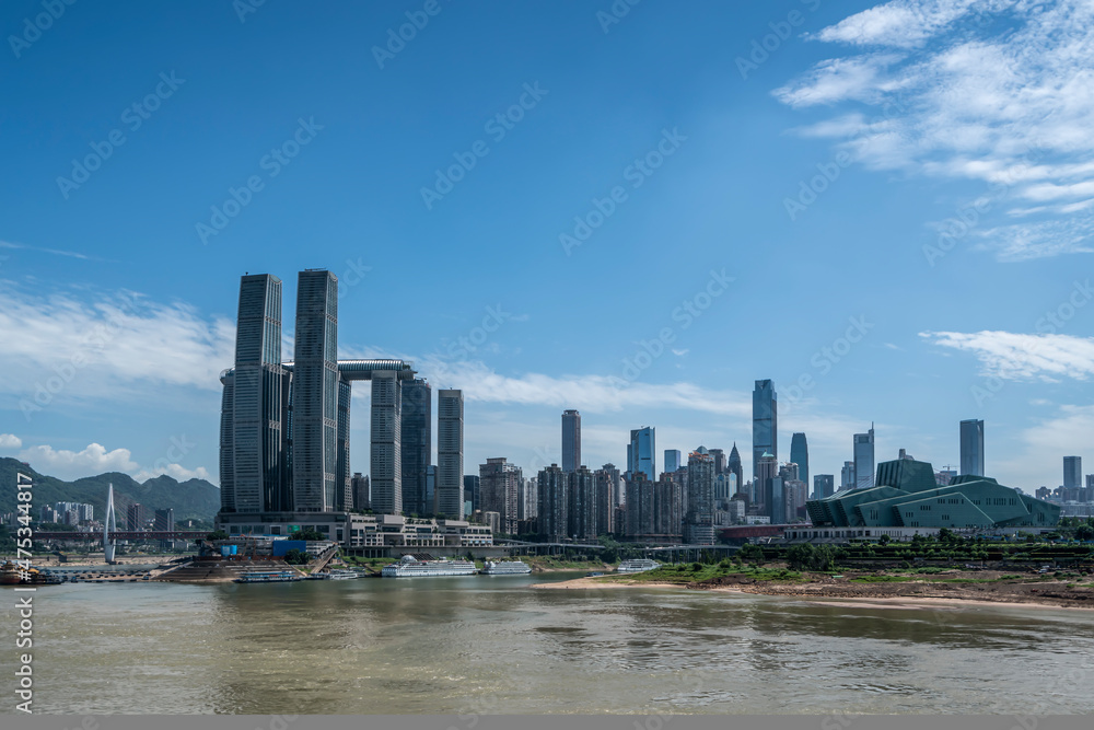 Obraz premium Modern metropolis skyline, Chongqing, China,