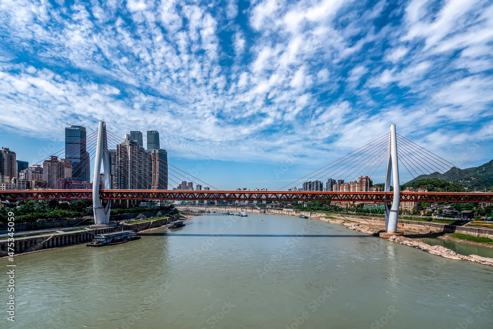 Obraz premium Modern metropolis skyline, Chongqing, China,