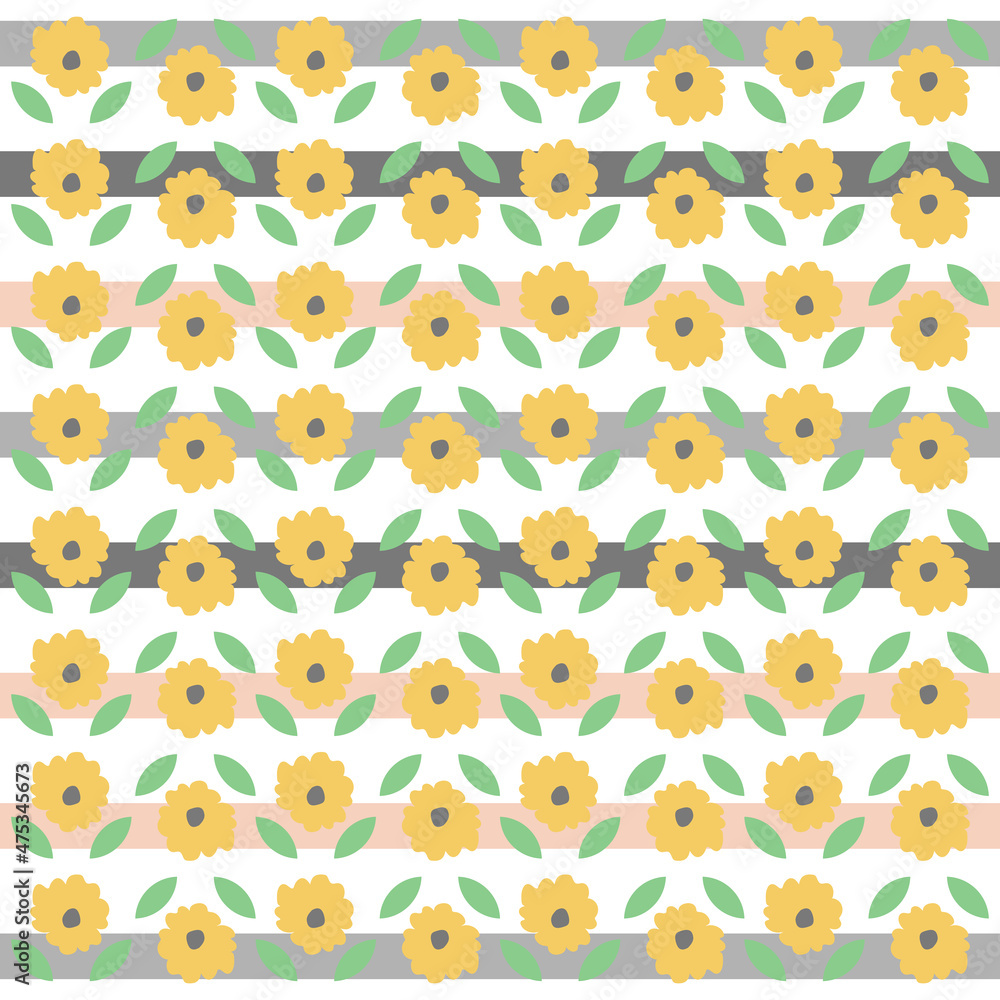 Floral Digital paper pattern Floral Digital paper pattern
