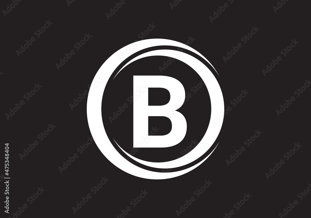 this is a creative B letter rounded icon design this is a creative B letter rounded icon design