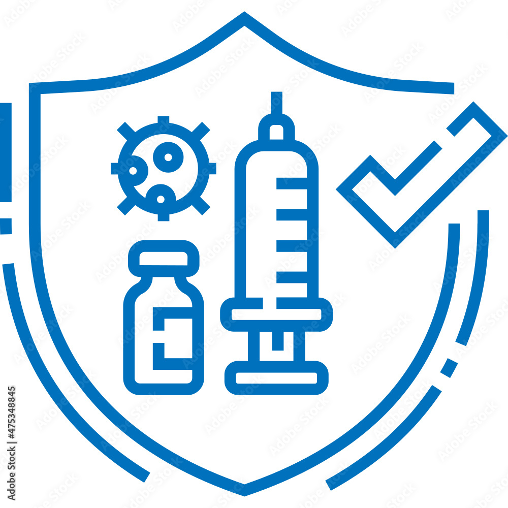 covid-19 vaccination shield protection badge sticker covid-19 vaccination shield protection badge sticker