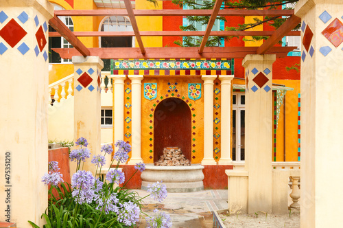 France, Provence, Cote d'Azur, Menton, The Fontana Rosa garden by the Spanish novelist Vicente Blasco-Ibañez