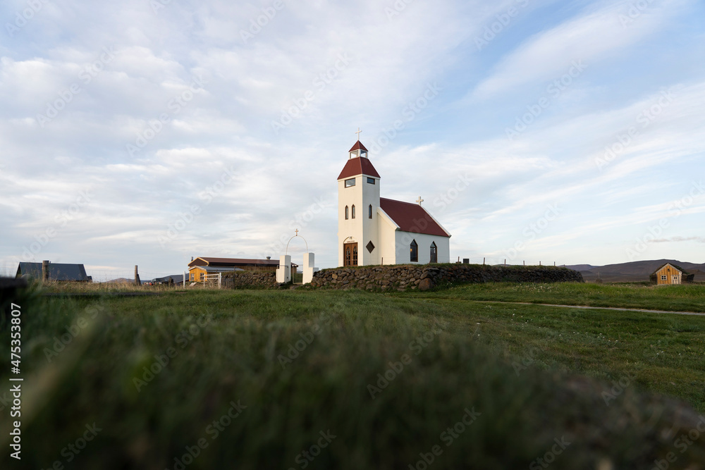 Iglesia en islandia (Campground Möðrudal) Iglesia en islandia (Campground Möðrudal)