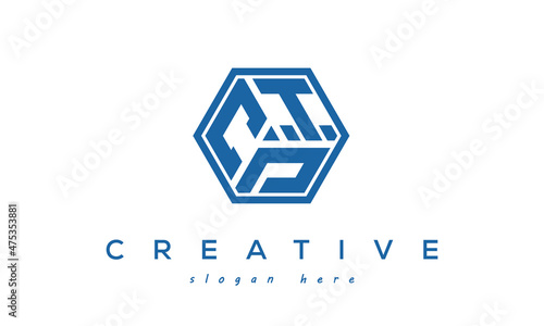 CTD creative polygon three letter logo design victor photo