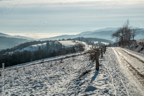 Moravian Carpathians in winter photo