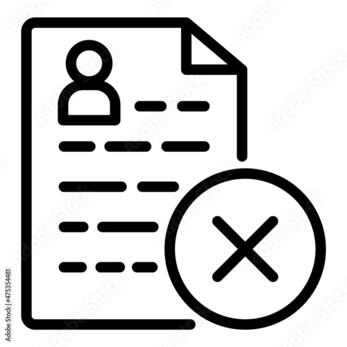 Document Flat Icon Isolated On White Background