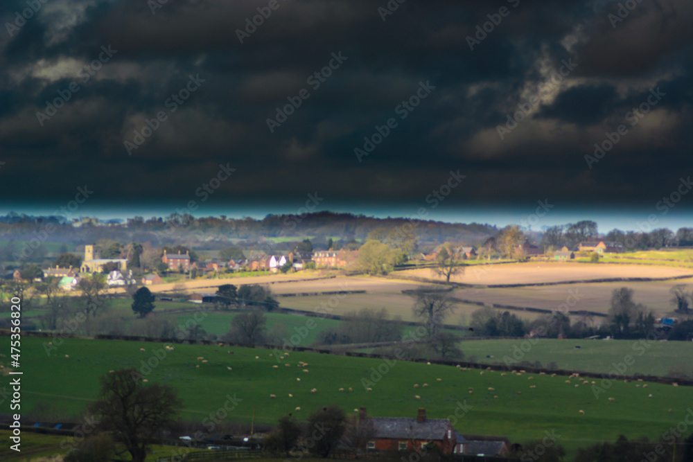 time lapse of clouds over the city