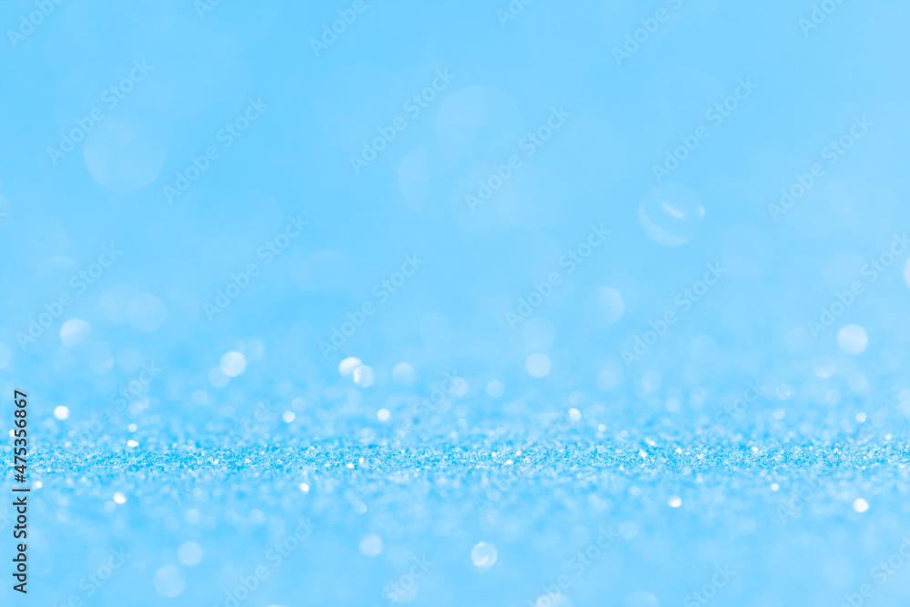 sparkles of Blue glitter abstract background. Copy space sparkles of Blue glitter abstract background. Copy space