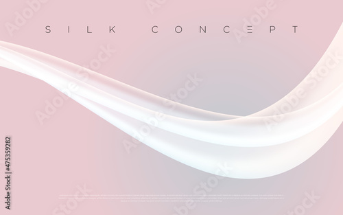 Pink and rose colored premium fashionable abstract background with shiny lines, flowing waves and random geometric shapes. Modern elegant for poster, banner, wallpaper and exclusive design concepts.