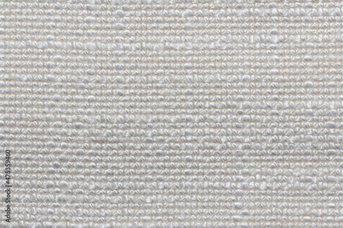 texture of white jacquard fabric of large weave