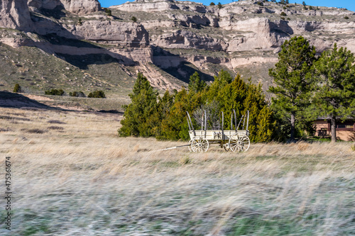 Murphy Wagon in Scotts Bluff National Monument, Nebraska photo