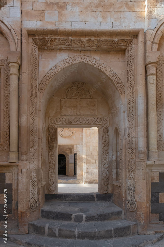 Door of the magical palace, Ishakpasa(Ishak Pasha) Palace, Dogubeyazit, Agri, Turkey