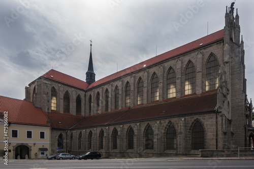 Kutná Hora, Czech Republic, June 2019 - External view of the Cathedral of Assumption of Our Lady and St. John the Baptist