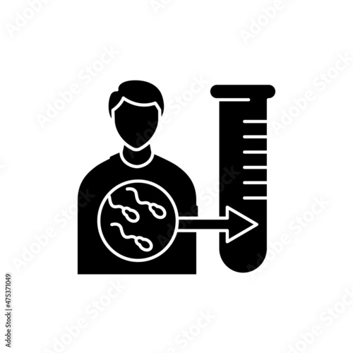 Sperm donation olor line icon. Pregnancy. Pictogram for web page, mobile app, promo.