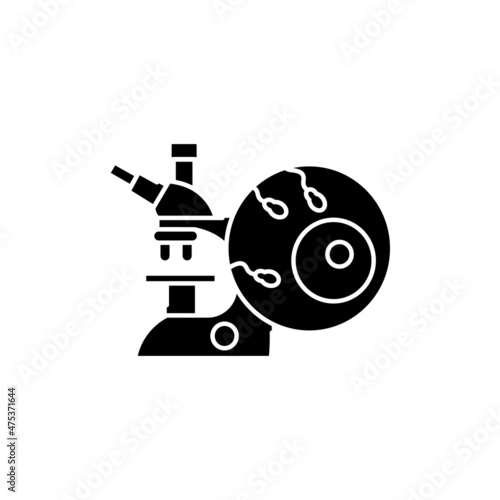 In vitro fertilization olor line icon. Pregnancy. Pictogram for web page, mobile app, promo.