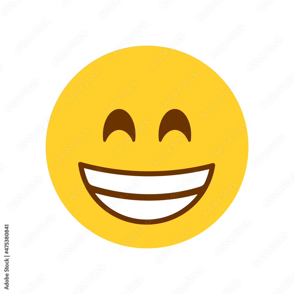 Grinning Face with Sweat vector illustration Grinning Face with Sweat vector illustration