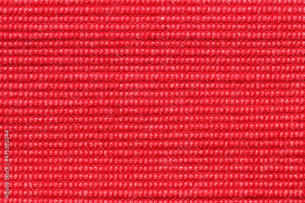 texture of red jacquard fabric of large weave texture of red jacquard fabric of large weave