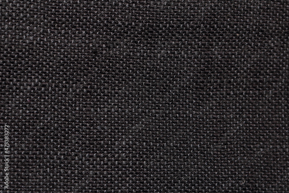 texture of black jacquard fabric of large weave texture of black jacquard fabric of large weave