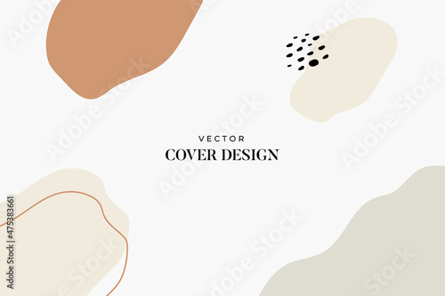Hand drawn artistic background designs. Trendy modern contemporary vector illustration. Every background is isolated. Pastel color